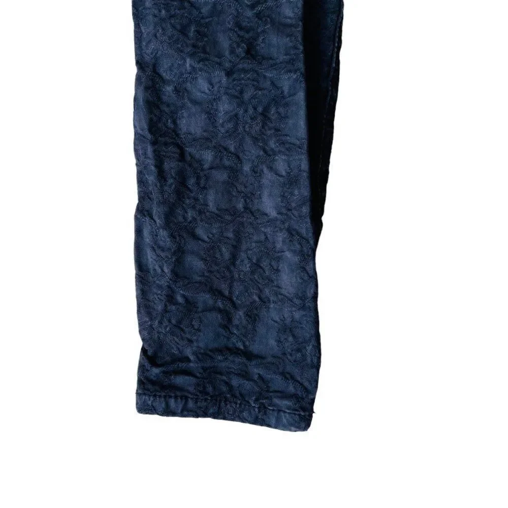 Free People Textured Skinny Jeans Black Women's 25‎